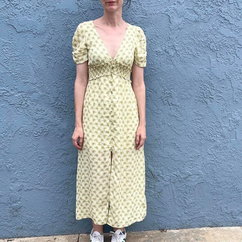Coquette Girl Midi Dress Size Small Mint green